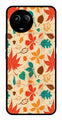 Leafs Design Metal Mobile Case for Realme 11 5G   (Design No -14)