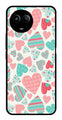 Hearts Pattern Metal Mobile Case for Realme 11 5G   (Design No -22)