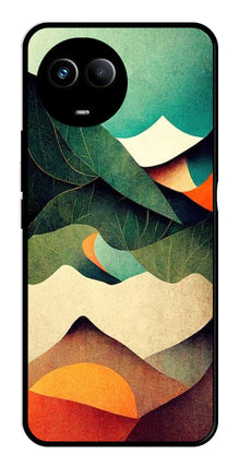 MultiColor Pattern Metal Mobile Case for Realme 11 5G