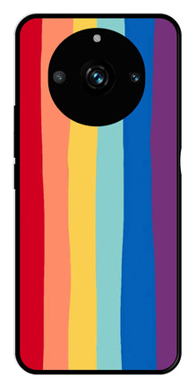 Rainbow MultiColor Metal Mobile Case for Realme 11 pro 5G