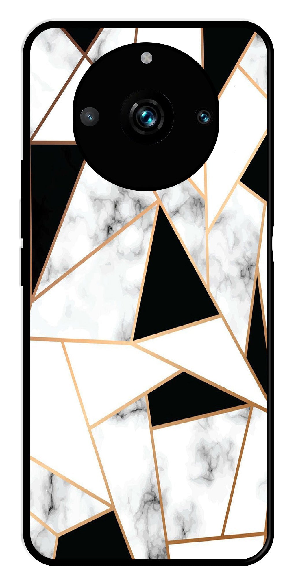 Marble Design2 Metal Mobile Case for Realme 11 pro 5G   (Design No -08)