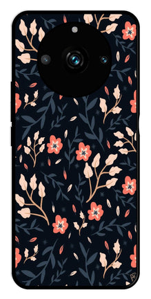 Floral Pattern Metal Mobile Case for Realme 11 pro 5G