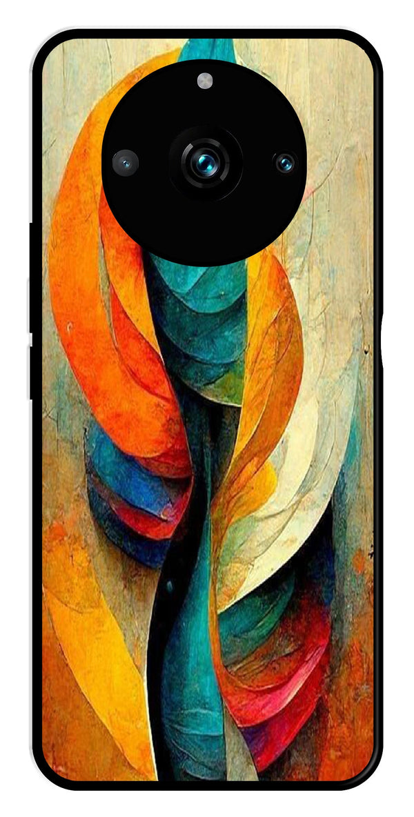 Modern Art Metal Mobile Case for Realme 11 pro 5G   (Design No -11)