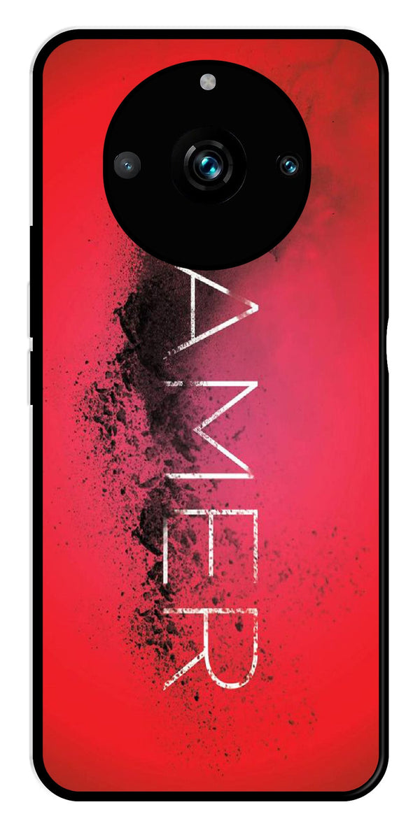 Gamer Pattern Metal Mobile Case for Realme 11 pro 5G   (Design No -41)
