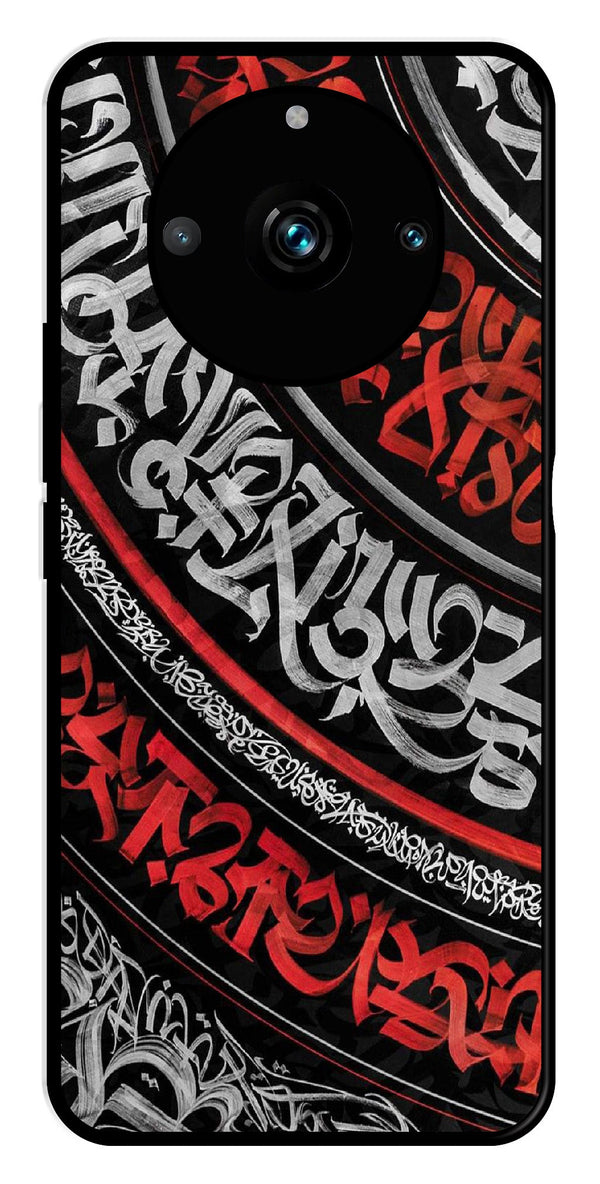 Qalander Art Metal Mobile Case for Realme 11 pro 5G   (Design No -49)