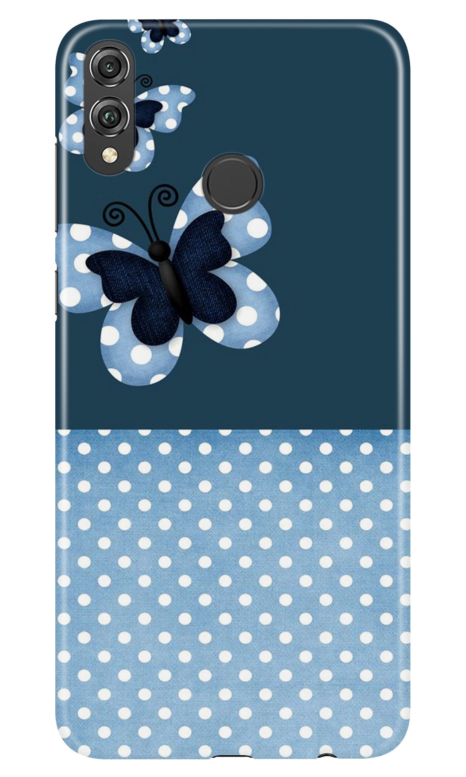 White dots Butterfly Case for Realme 3