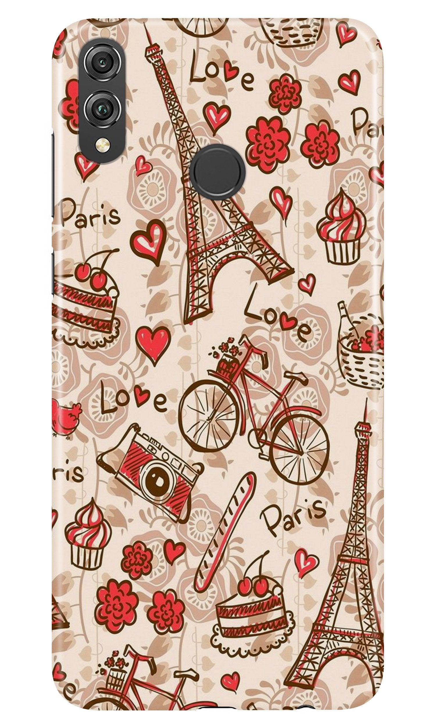 Love Paris Case for Realme 3  (Design - 103)