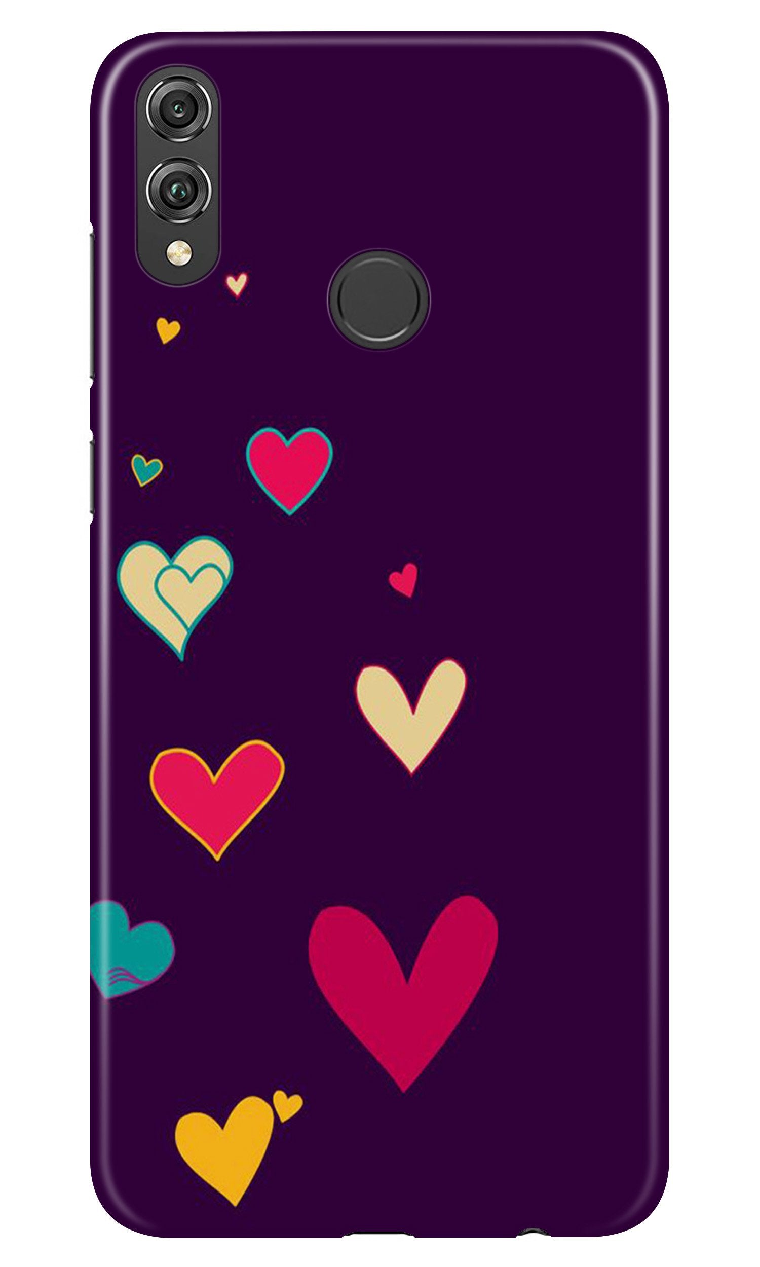 Purple Background Case for Realme 3  (Design - 107)