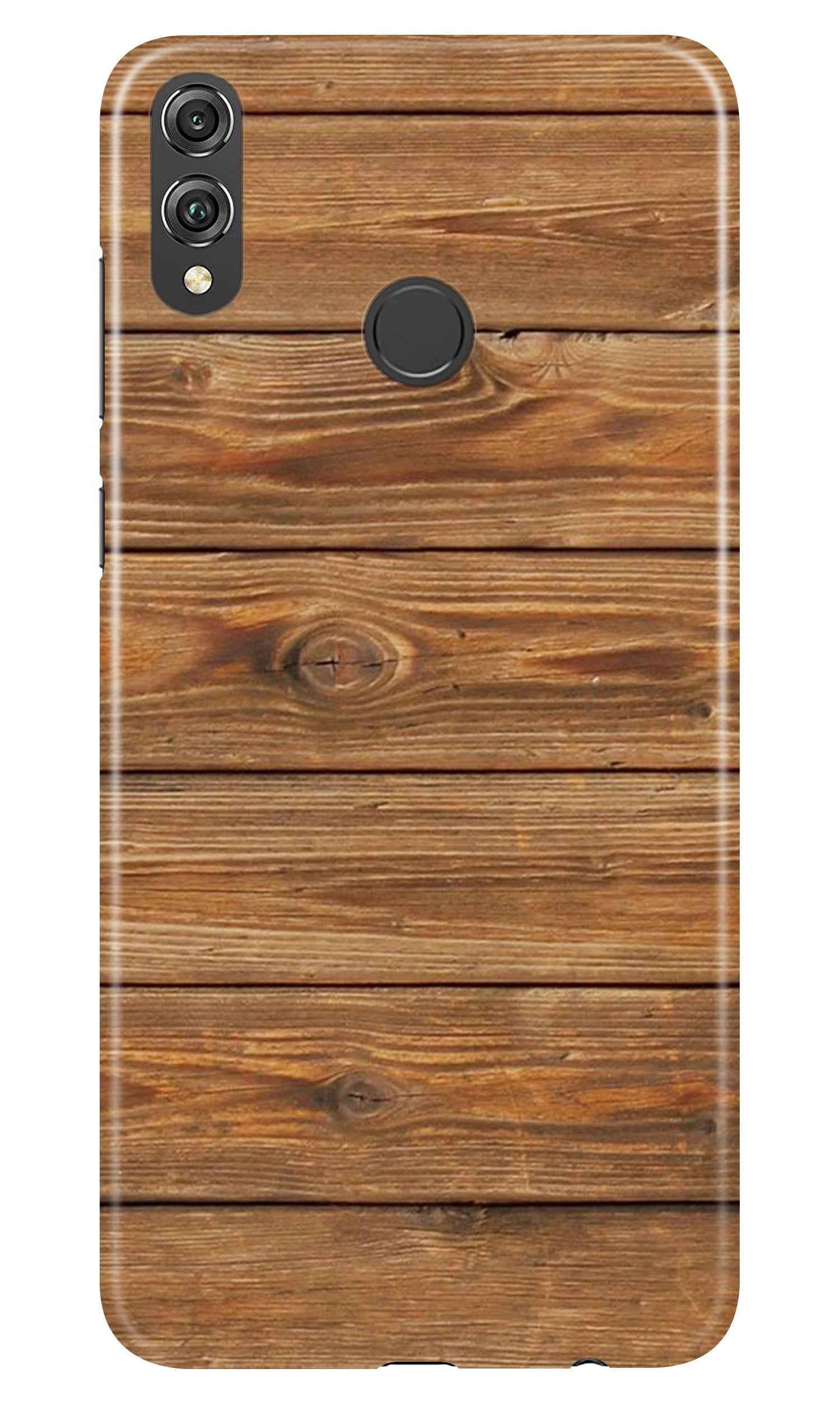 Wooden Look Case for Realme 3  (Design - 113)