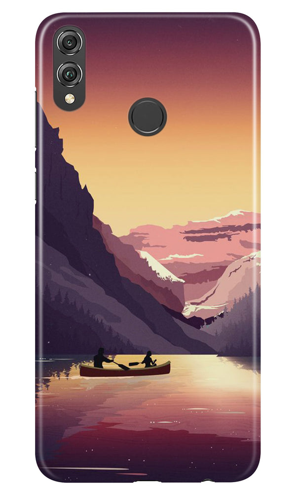 Mountains Boat Case for Realme 3 (Design - 181)