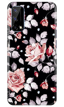 Pink rose Mobile Back Case for Realme Narzo 30 Pro (Design - 12)