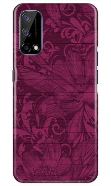 Purple Backround Mobile Back Case for Realme Narzo 30 Pro (Design - 22)