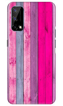 Wooden look Mobile Back Case for Realme Narzo 30 Pro (Design - 24)