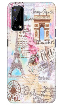 Paris Eiftel Tower Mobile Back Case for Realme Narzo 30 Pro (Design - 54)