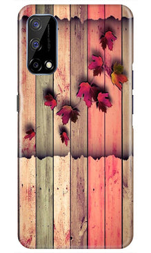 Wooden look2 Mobile Back Case for Realme Narzo 30 Pro (Design - 56)