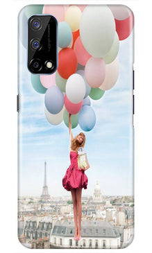 Girl with Baloon Mobile Back Case for Realme Narzo 30 Pro (Design - 84)
