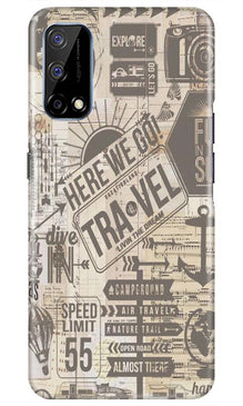 Travel Mobile Back Case for Realme Narzo 30 Pro  (Design - 104)
