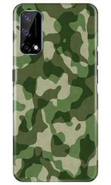 Army Camouflage Mobile Back Case for Realme Narzo 30 Pro  (Design - 106)
