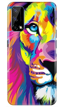 Colorful Lion Mobile Back Case for Realme Narzo 30 Pro  (Design - 110)