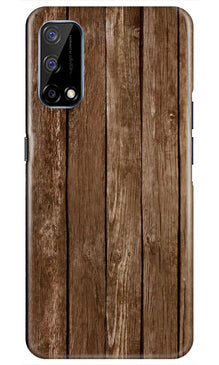 Wooden Look Mobile Back Case for Realme Narzo 30 Pro  (Design - 112)