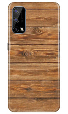 Wooden Look Mobile Back Case for Realme Narzo 30 Pro  (Design - 113)