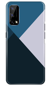 Blue Shades Mobile Back Case for Realme Narzo 30 Pro (Design - 188)