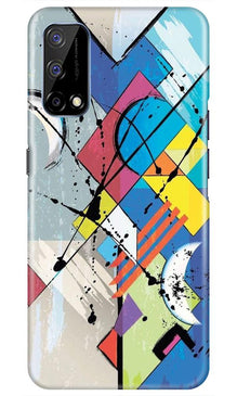 Modern Art Mobile Back Case for Realme Narzo 30 Pro (Design - 235)