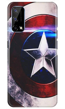 Captain America Shield Mobile Back Case for Realme Narzo 30 Pro (Design - 250)