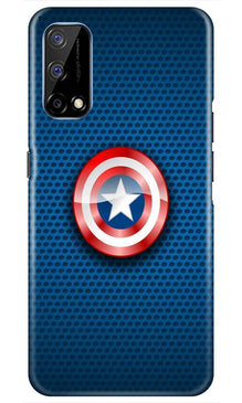 Captain America Shield Mobile Back Case for Realme Narzo 30 Pro (Design - 253)