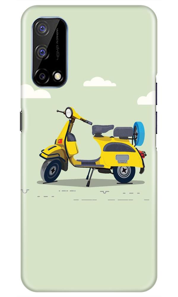 Vintage Scooter Case for Realme Narzo 30 Pro (Design No. 260)