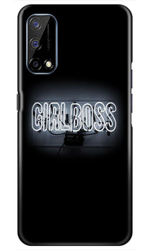 Girl Boss Black Mobile Back Case for Realme Narzo 30 Pro (Design - 268)