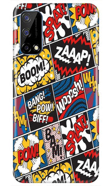 Boom Mobile Back Case for Realme Narzo 30 Pro (Design - 302)