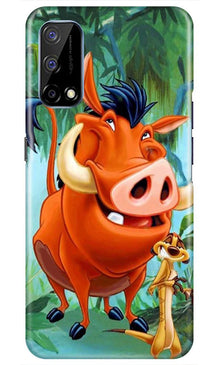 Timon and Pumbaa Mobile Back Case for Realme Narzo 30 Pro (Design - 305)