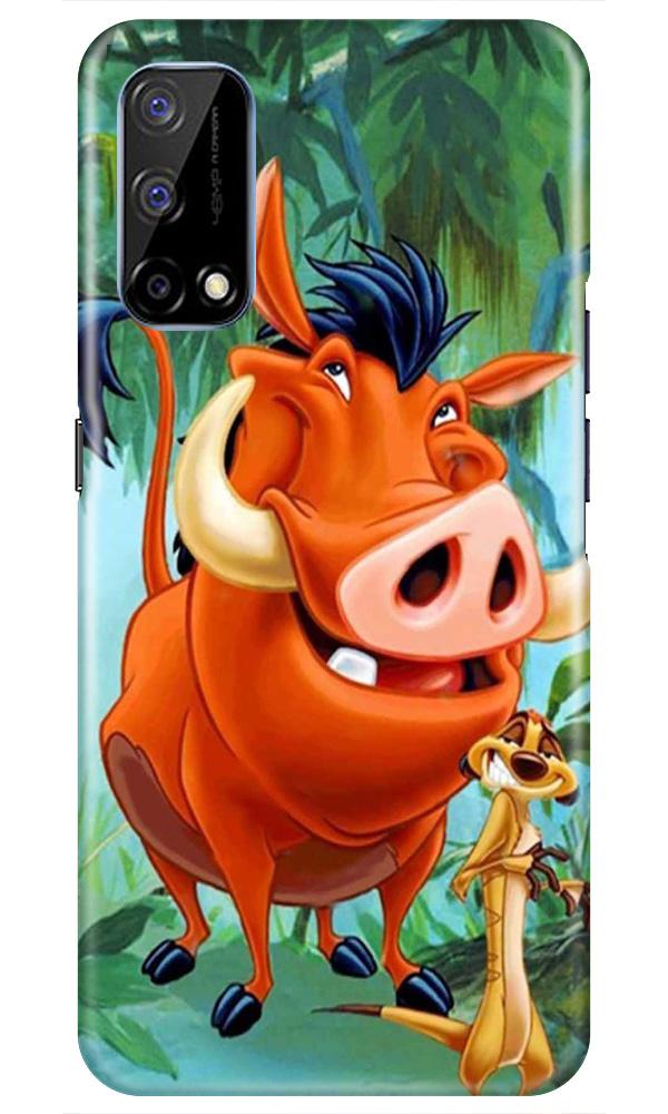 Timon and Pumbaa Mobile Back Case for Realme Narzo 30 Pro (Design - 305)