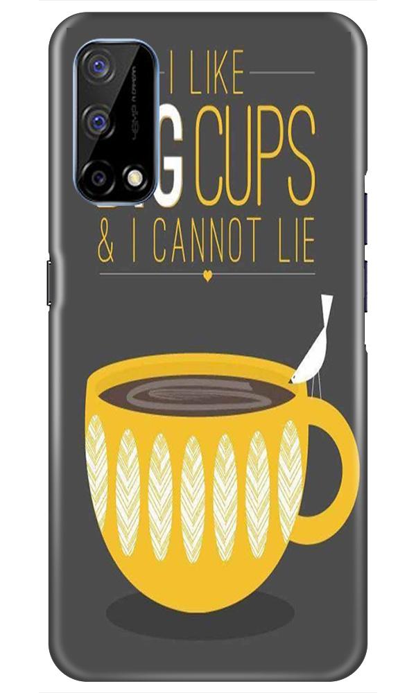 Big Cups Coffee Mobile Back Case for Realme Narzo 30 Pro (Design - 352)