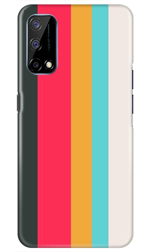 Color Pattern Mobile Back Case for Realme Narzo 30 Pro (Design - 369)