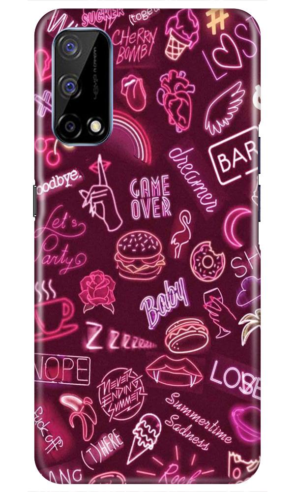 Party Theme Mobile Back Case for Realme Narzo 30 Pro (Design - 392)
