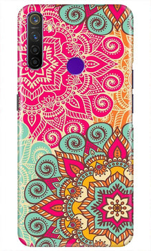 Rangoli art2 Mobile Back Case for Realme 5i (Design - 29)