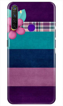 Purple Blue Mobile Back Case for Realme 5i (Design - 37)