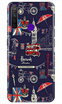 Love London Mobile Back Case for Realme 5i (Design - 75)