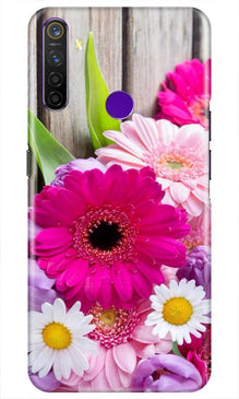 Coloful Daisy2 Mobile Back Case for Realme 5i (Design - 76)