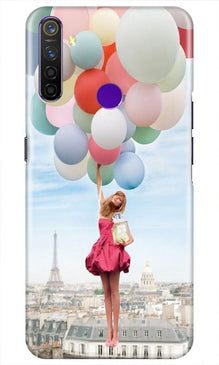 Girl with Baloon Mobile Back Case for Realme 5i (Design - 84)