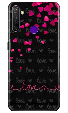 Love in Air Mobile Back Case for Realme 5i (Design - 89)