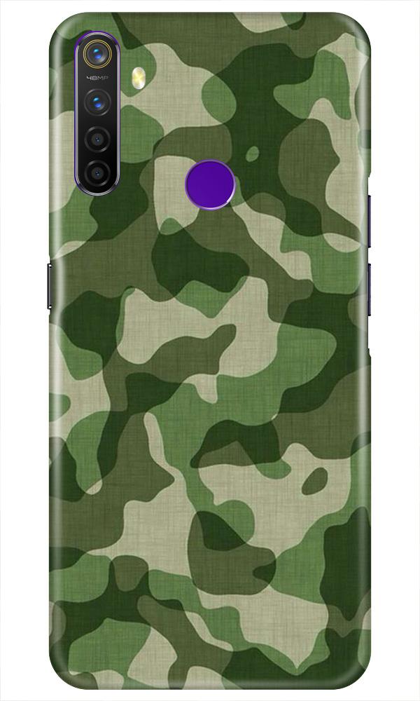 Army Camouflage Case for Realme 5i  (Design - 106)