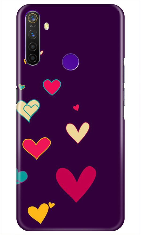 Purple Background Case for Realme 5i(Design - 107)