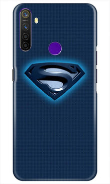 Superman Superhero Mobile Back Case for Realme 5i  (Design - 117)