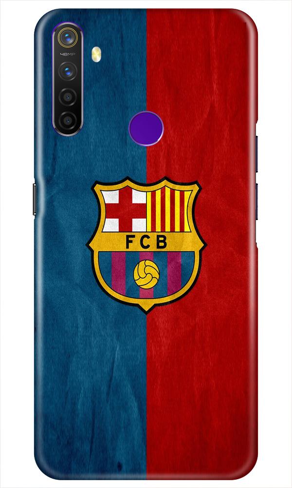 FCB Football Case for Realme 5i  (Design - 123)