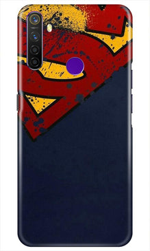 Superman Superhero Mobile Back Case for Realme 5i  (Design - 125)