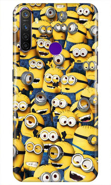 Minions Mobile Back Case for Realme 5i  (Design - 126)