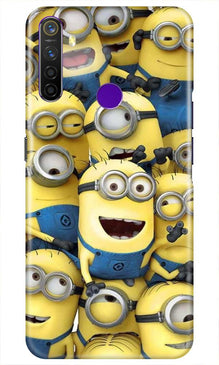 Minions Mobile Back Case for Realme 5i  (Design - 127)